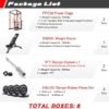 RitFit Power Cage with Optional LAT PullDown/Cable Crossover/Smith Machine System, 1000LB Squat Rack for Home & Garage Gym, with Weight Storage Rack and More Training Attachments, ASTM-Certified - Image 3
