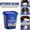 BHJKL Powerful Stainless Steel Cookware Cleaning Paste Household Kitchen Cleaner Washing Pot Bottom Scale Strong Cream Detergent,Oven Cookware Cleaner - Image 2