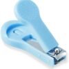 PandaEar Baby Healthcare and Grooming Kit, Baby Safety Set Baby Comb, Brush, Finger Toothbrush, Nail Clippers, Scissors, Nasal Aspirator, Baby Essentials Nursery Care Kit (Blue) - Image 4