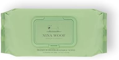 Premium Dog Wipes Cleaning Wipes for Dogs Cat Wipes Pet Wipes Biodegradable Non-Scented Non Alcohol Wipes w/Aloe Vera Plant Puppy Wipes Dog Paw Wipes Dog Face Wipes Great for Puppy Pads