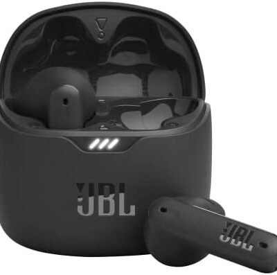 JBL Tune Flex - True Wireless Noise Cancelling Earbuds (Black), Small