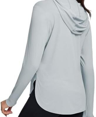 BALEAF Women's UPF 50+ Sun Shirt with Hoodie SPF Long Sleeve UV Protection Clothing Hiking Fishing Outdoor Lightweight