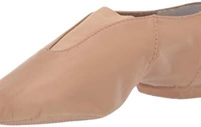 BLOCH Dance Jazz Women Shoe's Super Leather with Strong Elastic Slip On, High Durability, Neoprene Stretch Satin, Dancing Shoe