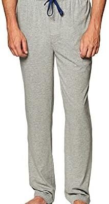 Hanes Mens Solid Knit Sleep Pant With Pockets And Drawstring