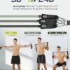 Portable Pilates Bar Kit with Resistance Bands for Women & Men, Upgraded 3 Section Pilates Bar for Home Gym Exercise Fitness Equipment Supports Full-Body Workouts - Image 3