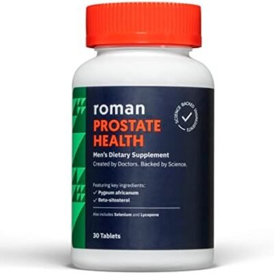 ROMAN Prostate Health Supplement for Men | with Selenium, Pygeum Africanum, Beta-Sitosterol, and Lycopene Associated with Prostate Health Support* | 30-Day Supply (30 Tablets)