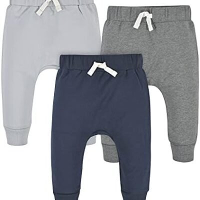 Gerber Baby-Boys Toddler 3-Pack Jogger Pants