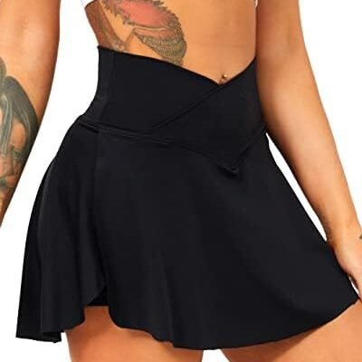 Navneet Women Tennis Skirts with Pockets High Waisted Golf Skirts Athletic Skorts Pleated Mini Skirt Workout Sport Pickleball