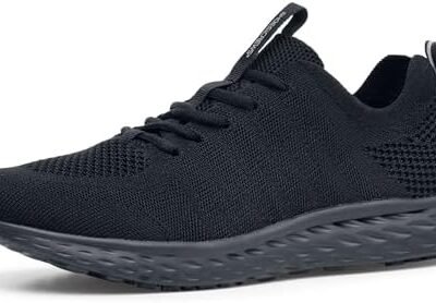 Shoes for Crews Everlight Mens Non Slip Work Shoes - Work & Safety Footwear, Lace-Up Breathable Work Shoes for Men, Zapato de Trabajo para Hombre