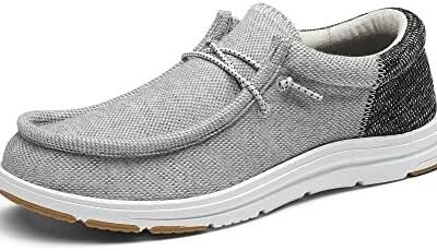 Bruno Marc Men's Arch Support Casual Slip-on Shoes Loafers for Men Non Slip Comfortable Shoes