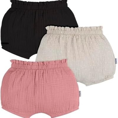 Gerber Baby-Girls 3-Pack Bubble Shorts