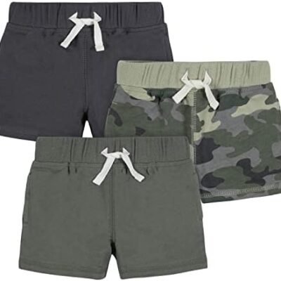 Gerber Baby-Boys Toddler 3-Pack Pull-On Knit Shorts