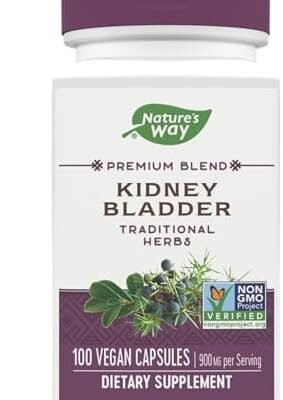 Nature's Way Kidney Bladder, Traditional Herbs Supplement, 900mg Per Serving, 100 Vegan Capsules