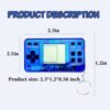 6pc Video Game Party Favors for Kids, Arcade Video Game Keychain Video Game Party Supplies - Image 3