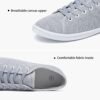 Women's Canvas Slip on Sneakers Casual Slip on Walking Shoes Womens Tennis Shoes Flat Dress Shoes Non Slip Work Shoes - Image 2