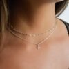 Annika Bella Sterling Silver Star Necklace for Women, Length 15-17 Inches, Tiny Cubic Zirconia North-Star Charm Pendant Necklace, Waterproof, Celestial Jewelry Gift for Her (Necklace Set of 2) - Image 5