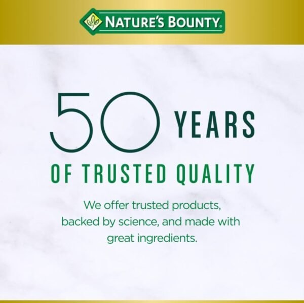 Nature's Bounty Biotin, Supports Healthy Hair, Skin and Nails, 10,000 mcg, Rapid Release Softgels, 120 Ct - Image 6