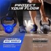 Yes4All Kettlebell Vinyl Coated Cast Iron – Great for Dumbbell Weights Exercises, Full Body Workout Equipment Push up, Grip Strength and Strength Training, PVC - Image 4