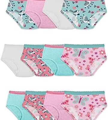 Fruit of the Loom Toddler Girls' Tag-Free Cotton Underwear