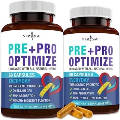 Pro Optimize Probiotics for Women, Menopause, 70 Billion CFU, Digestive Health - Relief for Bloating, Hot Flashes, Joint Support, Night Sweats - Gut Health & Metabolism - Dong Quai (120 (Pack of 2))