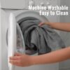 Puomue Microfiber Dog Towels for Drying Dogs, Super Absorbent and Soft Pet Grooming Towel, 40 Inch X 23.6 Inch, Perfect Dog Shower & Bath Supplies for Large, Medium or Small Dogs, Grey - Image 7