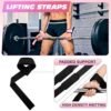 Gym Set Equipment with Foam Barbell Pad for Squats Bench Press - Hip Thrusts Pad Ankle Strap for Cable Machine Hip Resistance Band Weight Lifting Strap Barbell Clips and Carry Bag Gym Accessories - Image 6