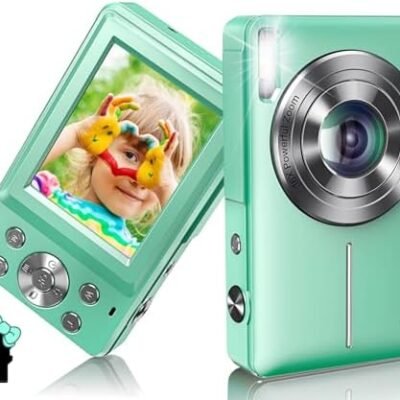 Digital Camera Newest 1080P 44MP Digital Cameras, Digital Point and Shoot Camera for Kids with 16X Zoom, Anti-Shake, Compact Small Travel Camera for Beginner Children Boys Girls Teens Gift