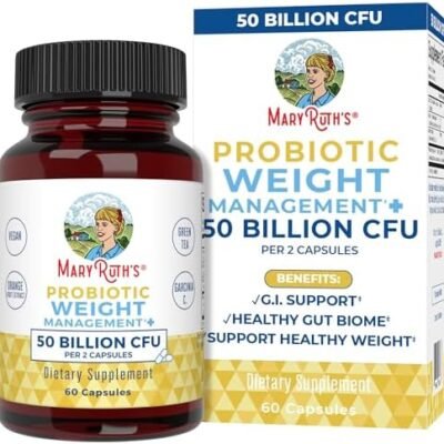 Probiotics for Women and Men | Weight Management* Probiotic with Garcinia Cambogia and Green Tea Extract | Probiotics for Digestive Health & Gut Health | Vegan | Non-GMO | Gluten Free | 30 Servings