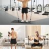 Portable Pilates Bar Kit with Resistance Bands for Women & Men, Upgraded 3 Section Pilates Bar for Home Gym Exercise Fitness Equipment Supports Full-Body Workouts - Image 7
