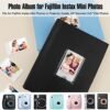 2Packs Photo Album for Fujifilm Instax Mini Camera, Polaroid Camera, Instax Photo Album with Memo Areas, 128 Pockets 2x3 Photo Album with Writing Space for Instax Mini 12 11 40 9 7+ Evo Liplay Camera - Image 2