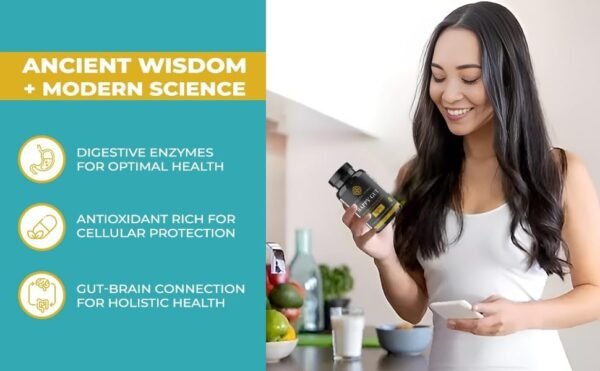 Tibetan Digestive Health Supplement - Enzymes & Probiotics for Women and Men - Gut Health for Men and Women - Best Supplement for GI Tract - Digestion Support for Ultimate Gut Health. - Image 3