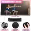 Gym Set Equipment with Foam Barbell Pad for Squats Bench Press - Hip Thrusts Pad Ankle Strap for Cable Machine Hip Resistance Band Weight Lifting Strap Barbell Clips and Carry Bag Gym Accessories - Image 4