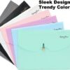 Sooez 7 Pocket Expanding File Folder, Premium Accordion File Organizer, Letter Size Folders for Documents, Sleek Filing Folders with Bungee Closure, Portable Folders for School Office Supplies, Pink - Image 3