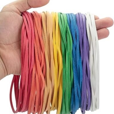 Mr. Pen- Large Rubber Bands, 100 Pack, Assorted Colors, Big Rubber Bands, Extra Large Rubber Bands, Rubber Bands Large, Long Rubber Bands Office Supplies, 7 Inch Rubber Bands