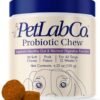 PetLab Co. Probiotics for Dogs, Support Gut Health, Diarrhea, Digestive Health & Seasonal Allergies - Pork Flavor - 30 Soft Chews - Packaging May Vary