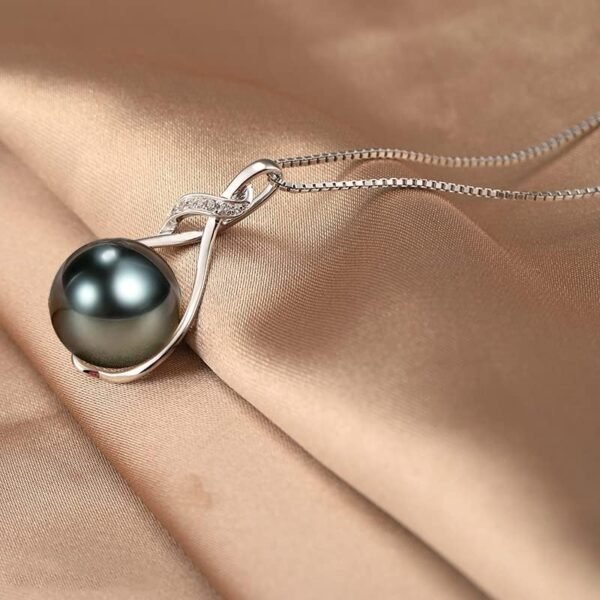 NONNYL Gifts for Women Wife-Tahitian-Black-Pearl-Necklace-Gift for Wife Wedding Birthday Anniversary Jewelry-Mom Girlfriend Her Mothers Day Gifts for Mom Women Valentines Day Christmas Day Gifts - Image 7