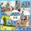 VATOS Soccer Ball Game Set for Kids, Indoor Outdoor Backyard Toss Soccer Goal Game with Velcro Balls, Foldable Flannel Goals, Toddlers Gift for 3 4 5 6 7 8 Year Old Boy Toys Birthday Christmas - Image 5