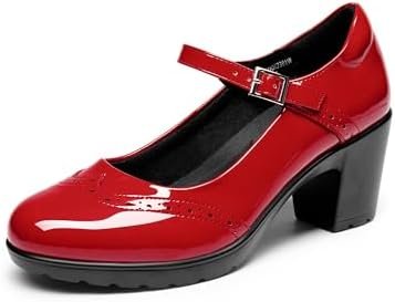 DREAM PAIRS Women's Oxfords Mary Jane Dress Shoes Heels for Women