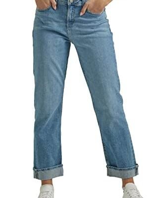 Lee Women's Mid Rise Boyfriend Jean