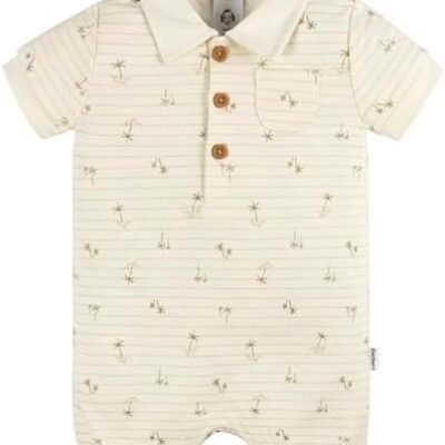 Gerber Baby-Boys Cotton Polo Romper