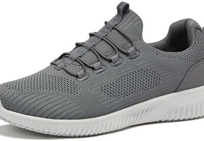 Avia Air Slip On Shoes for Men - Casual Comfortable Athletic Tennis Walking Sneakers for Men with Memory Foam - Sizes 7 to 16, Medium and Extra Wide Width - Black, Grey, Navy Blue & White Mens Shoes