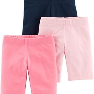 Simple Joys by Carter's Babies, Toddlers, and Girls' Bike Shorts, Pack of 3