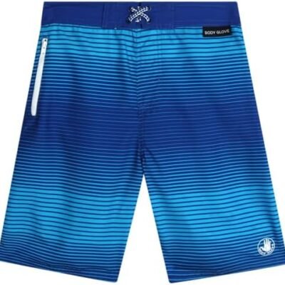 Body Glove Boys' Board Shorts - UPF 50+ Quick Dry Bathing Suit Swim Trunk (Size 8-18)
